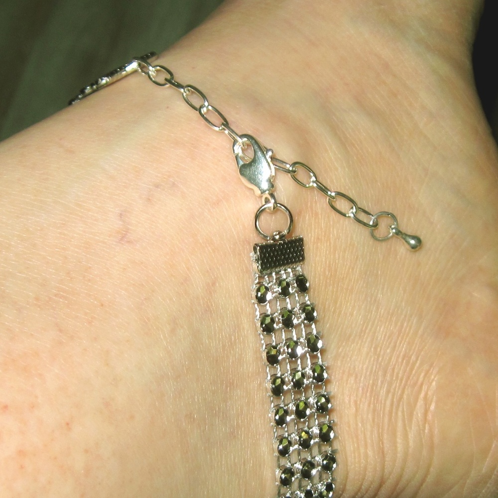 8.5 inch rhinestone anklets